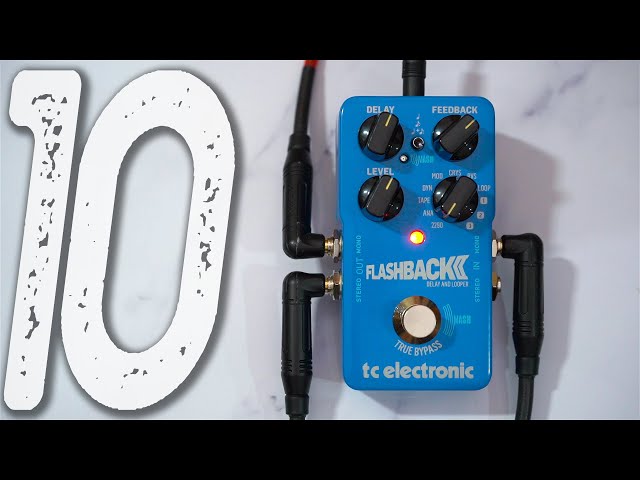 Vídeo relacionado con TC Electronic FLASHBACK 2 DELAY Pedal de retardo legendario con interruptor de pie MASH innovador, efecto de retardo de cristal y tecnología TonePrint incorporada