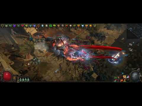 POE 3.17 Armour Stacking Champion - Flickerstrike Map clear Showcase