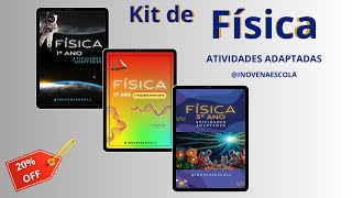 Kit Física Atividades Adaptadas Inove na Escola