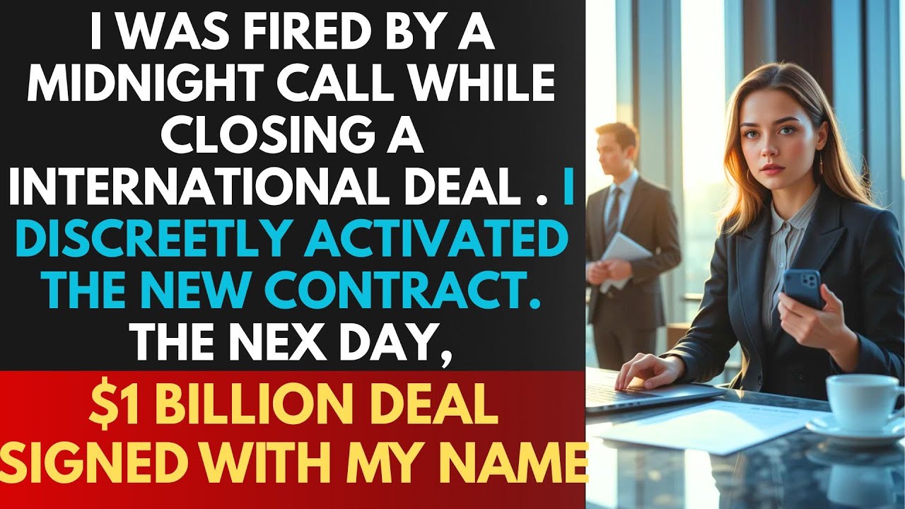 I Was Fired by a Midnight Call While Closing a Billion-Dollar International Deal — So I Crushed them