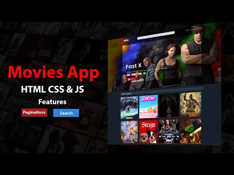 Movie App Create Using Htmlcss And Javascript Shorts App Developer Css Html Javascript App