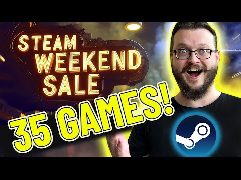 MASSSIVE Steam Weekend Sale! 35 INCREDIBLE Games! Up to -90%! 🎮🕹️👾