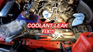 Fixing a common Coolant Leak on my 2013 Mustang!