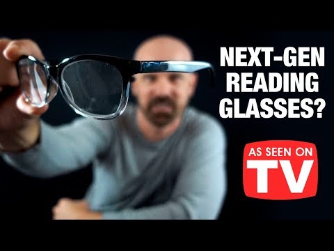 Auto-adjusting reading glasses
