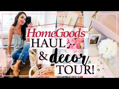 HOME GOODS HAUL & TOUR OF NEW HOME DECOR! | Alexandra Beuter