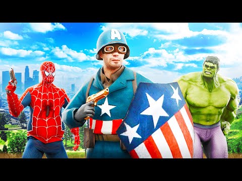 Special Avengers Team Annoying Cops in GTA 5