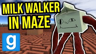 MILK WALKER IN MAZE!! (Garrys Mod Nextbot)