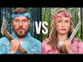 Men Vs Women Survive The Wilderness For 500 000 English Mrbeast Gaming