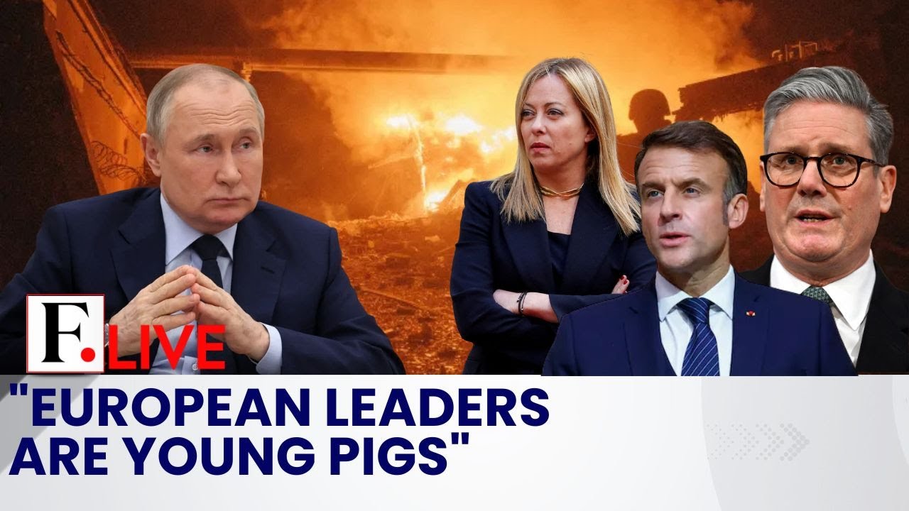 LIVE: Putin Warns Of Taking More Ukrainian Land, Calls European Leaders “Pigs” | Firstpost Live