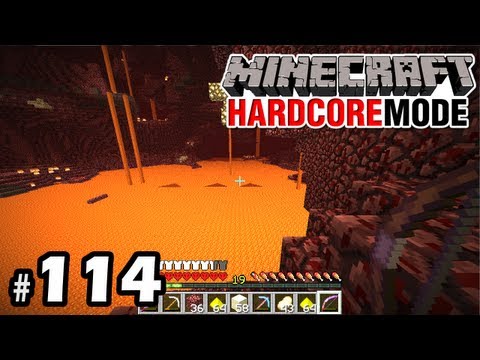 Minecraft Hardcore Mode Ep.114 - Lava... Everywhere