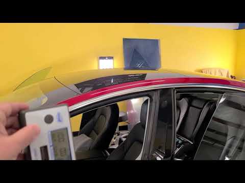 Check out the difference Clear Xpel XR Black Ceramic Window Tint makes Compared to 5% Limo Tint