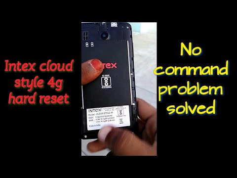 How to Hard Rest INTEX CLOUD STYLE 4G (No Command Problem)