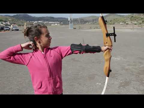 Irene tiro con arco de iniciacion