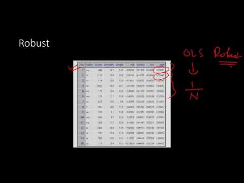 ROBUST REGRESSION EXAMPLE (MODLELING DATA WITH OUTLIERS)