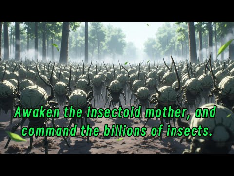 Awaken the insectoid mother, and command the billions of insects.