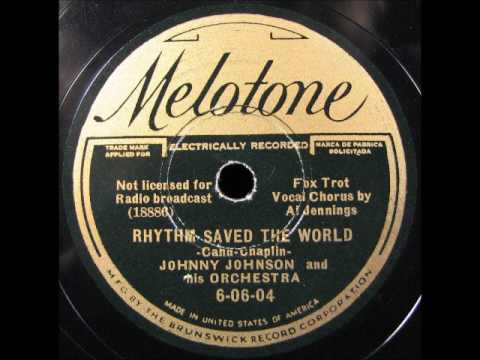 RHYTHM SAVED THE WORLD by Johnny Johnson 1936