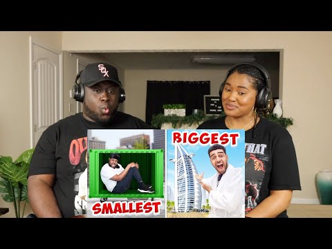 Beta Squad Biggest Vs Smallest Hotel challenge | Kidd and Cee Reacts
