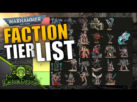 Updated 40k Faction Tier List!  How Did Each Army Survive the Dataslate?