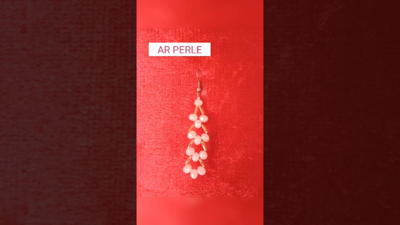 Boucle d'oreille en perle