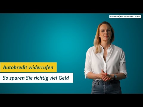 Autokredit widerrufen – So sparen Sie richtig viel Geld