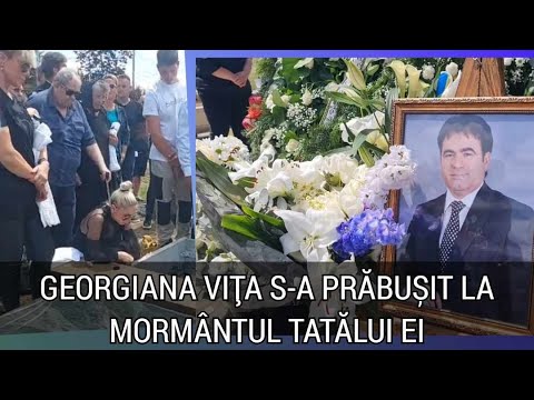 Petrică Vița, led on his last journey! Georgiana Vița, collapsed at her father's grave.