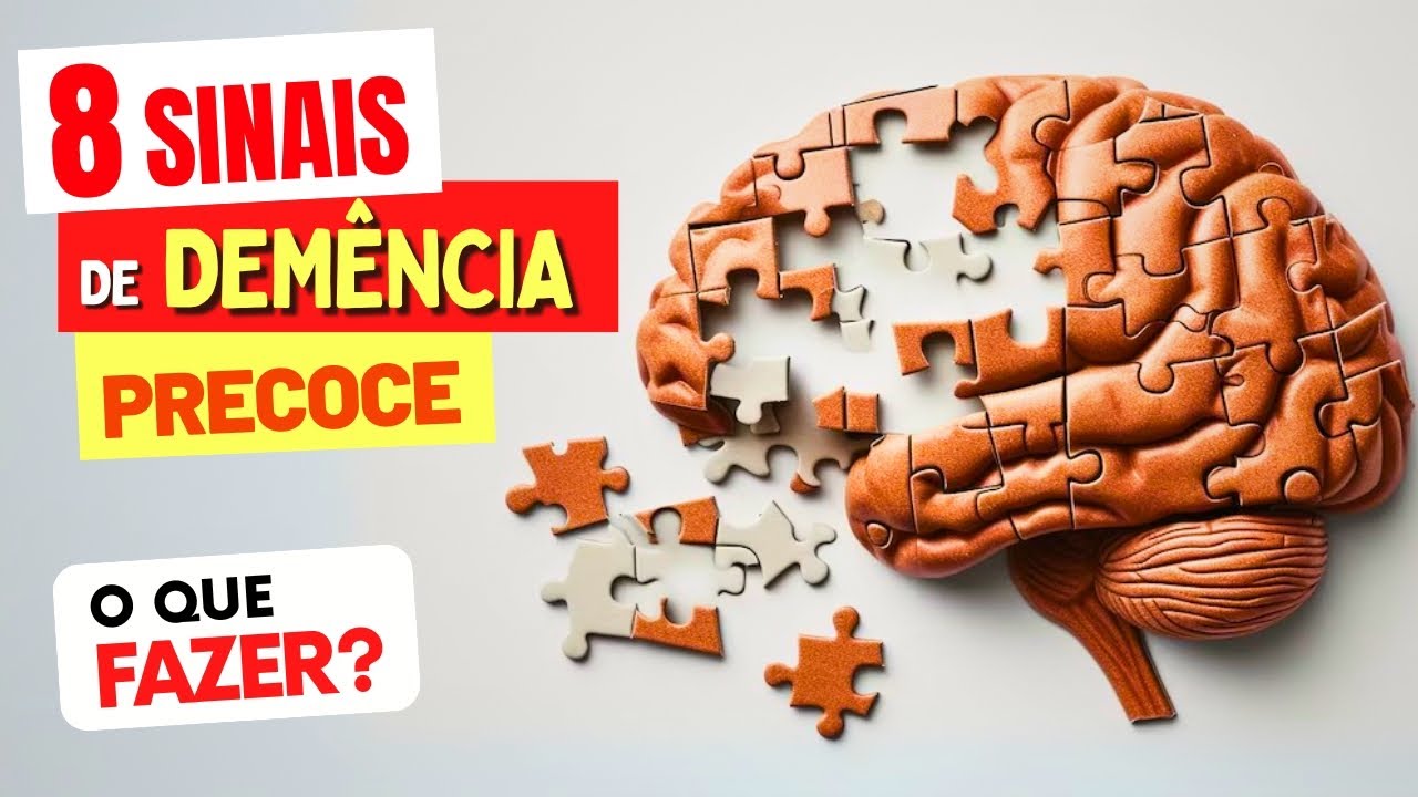 8 Sinais de DEMÊNCIA Precoce (e O QUE FAZER?)