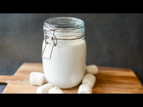 Homemade Marshmallow Sauce Ice Cream Topping Recipe