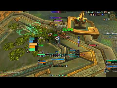 Mistweaver Monk Healer POV Atal'Dazar Mythic +23 | Tyrannical Afflicted Bolstering S3