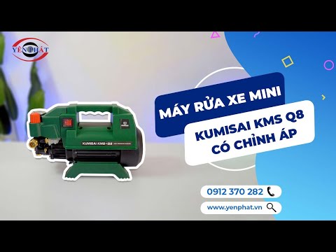 MÁY RỬA XE KUMISAI KMS Q8 phiên bản CÓ CHỈNH ÁP