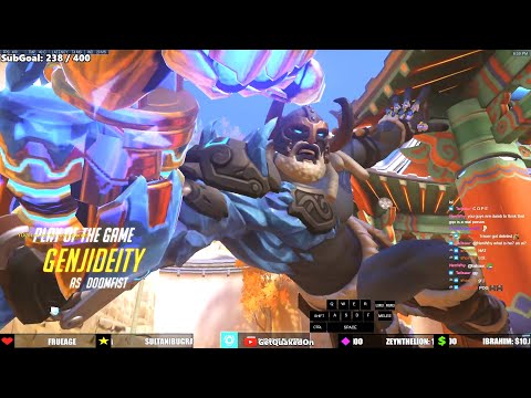 GetQuakedOn Doomfist One Trick! POTG! [ Overwatch Season 32 Top 500 ]