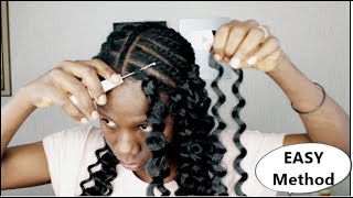EASY Method to Install River Curls CROCHET BRAIDS under ONE HOUR For Beginners Ft Trendy Tresses
