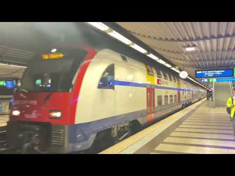 S16 nach Zürich Flughafen abfahrt in Zürich HB