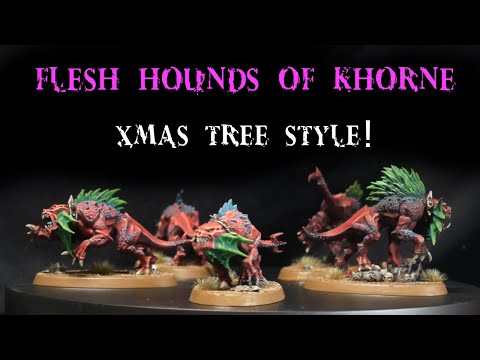 How to Paint Flesh Hounds of Khorne!