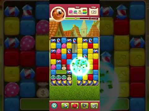 Toon blast Level 2554 1 boxing glove 2 stars