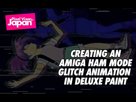 Creating an Amiga HAM Mode Glitch Animation in Deluxe Paint