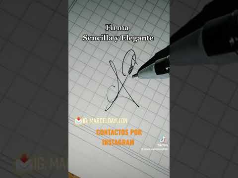 modelos de firmas con a || firma sencilla y elegantes
