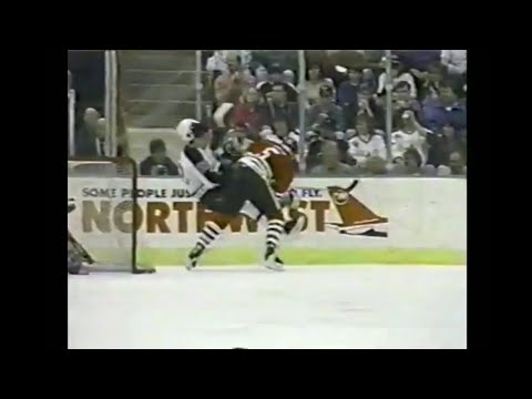 Blackhawks - North Stars rough stuff 4/13/93