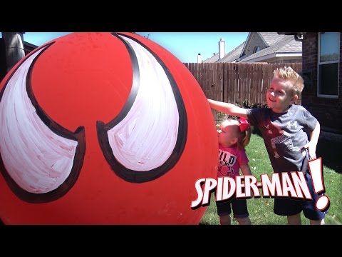 Giant Spider-Man Balloon POP! by K-City Video