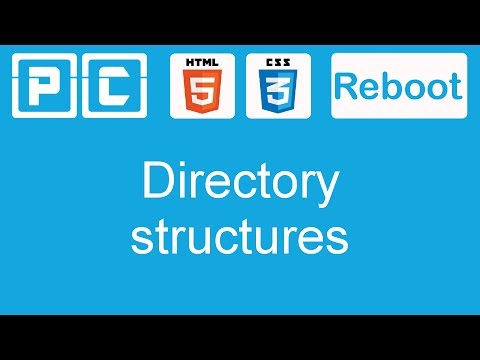 HTML5 and CSS3 beginners tutorial 8 - directory structures
