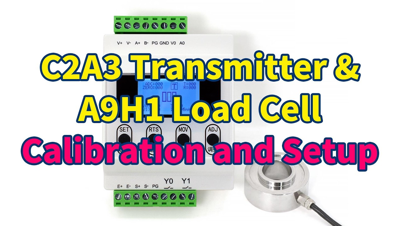 ST Indicator +A9H1 Load Cell Calibration and Setup Tutorial