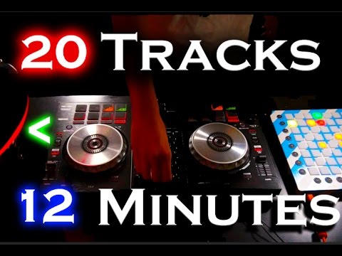 20 Tracks UNDER 12 Minutes // Live EDM DJ Mix [Pioneer DDJ-SB2]