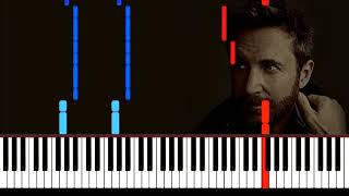 David Guetta Feat  Kid Cudi   Memories piano synthesia
