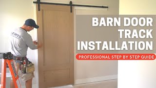 Barn Door Track Installation | Step by Step Guide
