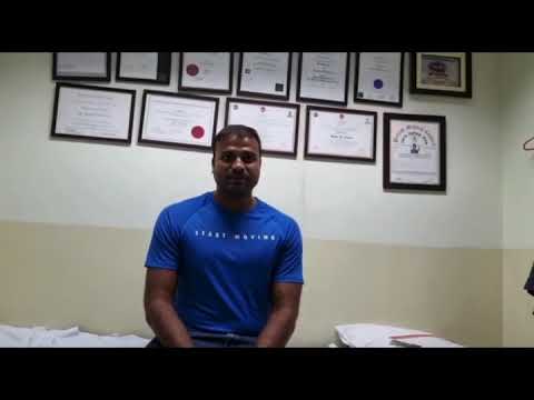 ACL surgery of Ravindra done by Dr Manit Arora