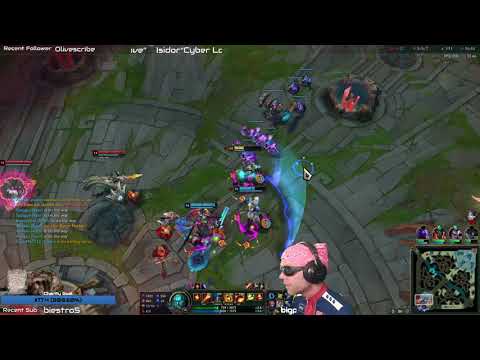 Ryze TP 5  man backdoor teamfight!!!!