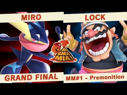 miro (Greninja) vs Lock (Wario) - GRAND FINAL - MAGMA MIA! #1 Premonition