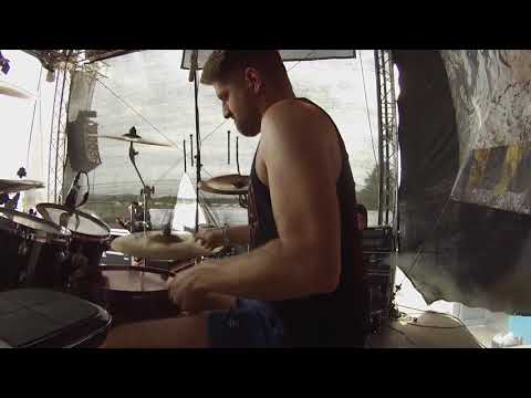 Stillbirth - Global Error (Live at Death Feast Open Air 2017) Drum Cam