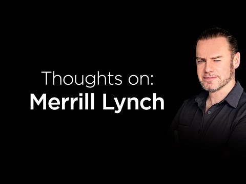 What I think of Merrill Lynch/financial advisors