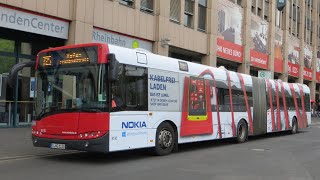 preview picture of video '[Sound] Bus Solaris Urbino III 18 (Wagennr. 8130) der Rheinbahn AG Düsseldorf'