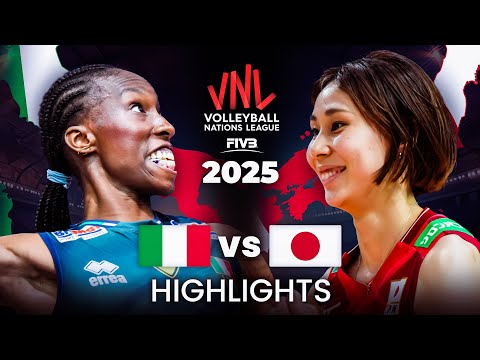 🇯🇵 JAPAN vs ITALY 🇮🇹 | HIGHLIGHTS | Women's VNL 2025